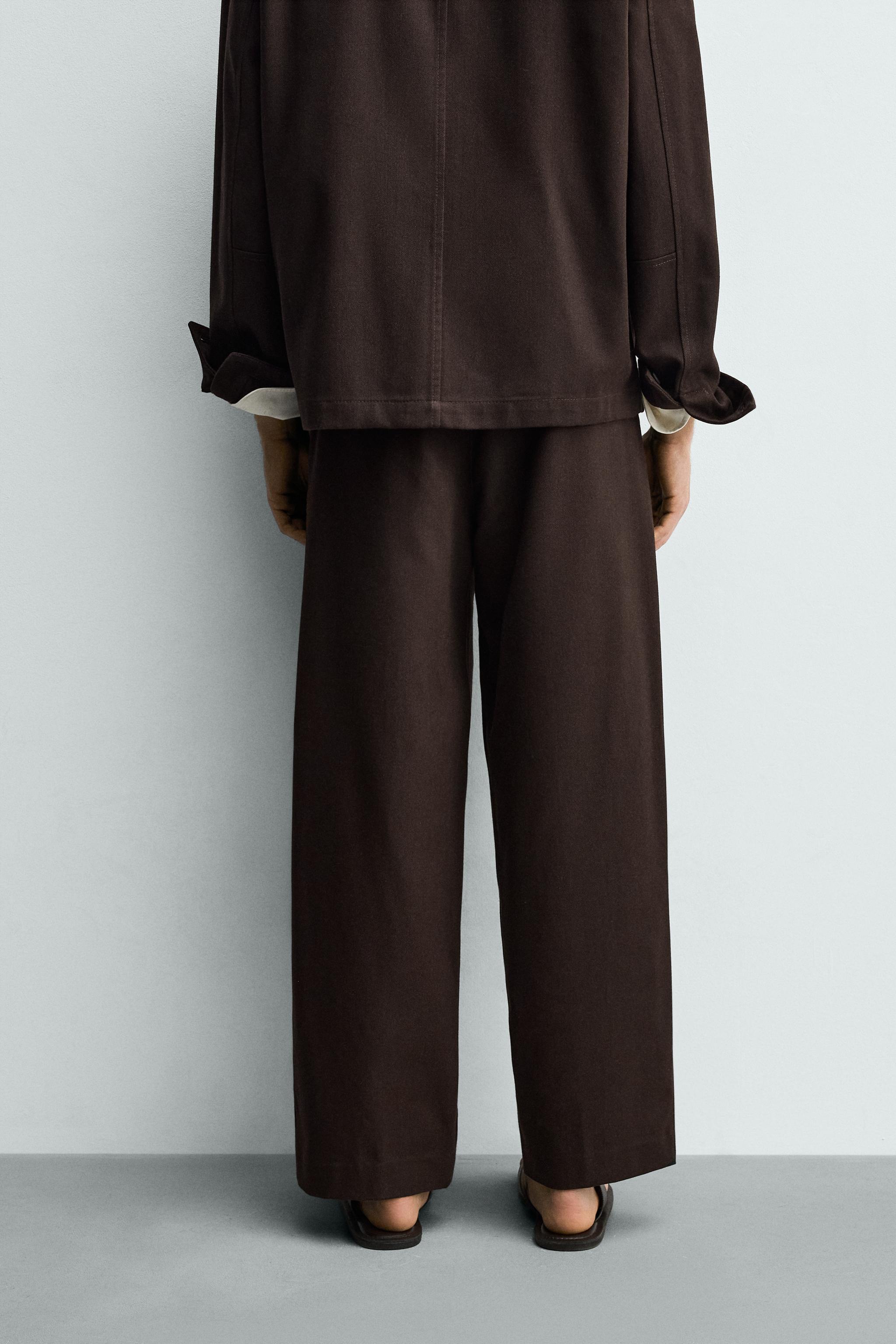 PANTALON COUPE BALLON STRUCTURÉ